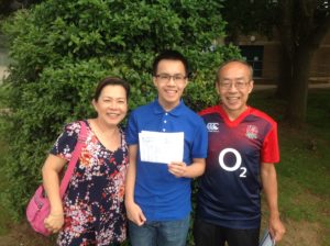 Issac Cheng and parents