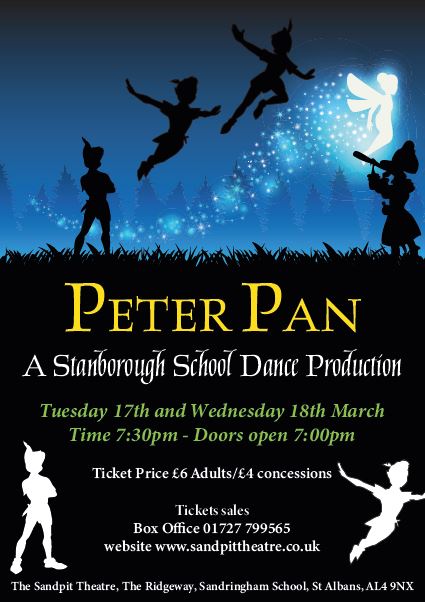 Peter Pan Dance Production March 2020