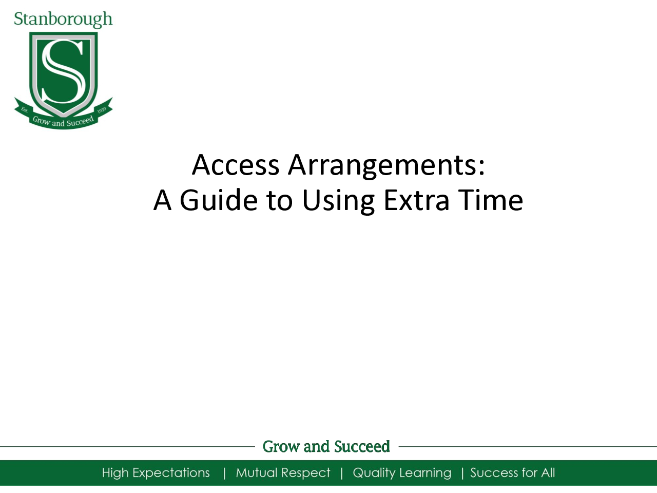 AA Guide to Using Extra Time
