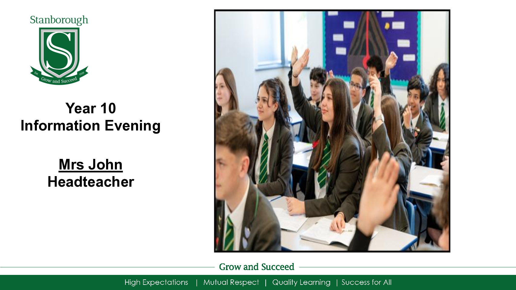 2026.09.10 Y10 Information Evening