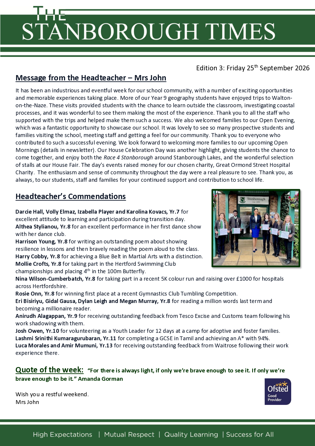 Stanborough Times 25.9.26