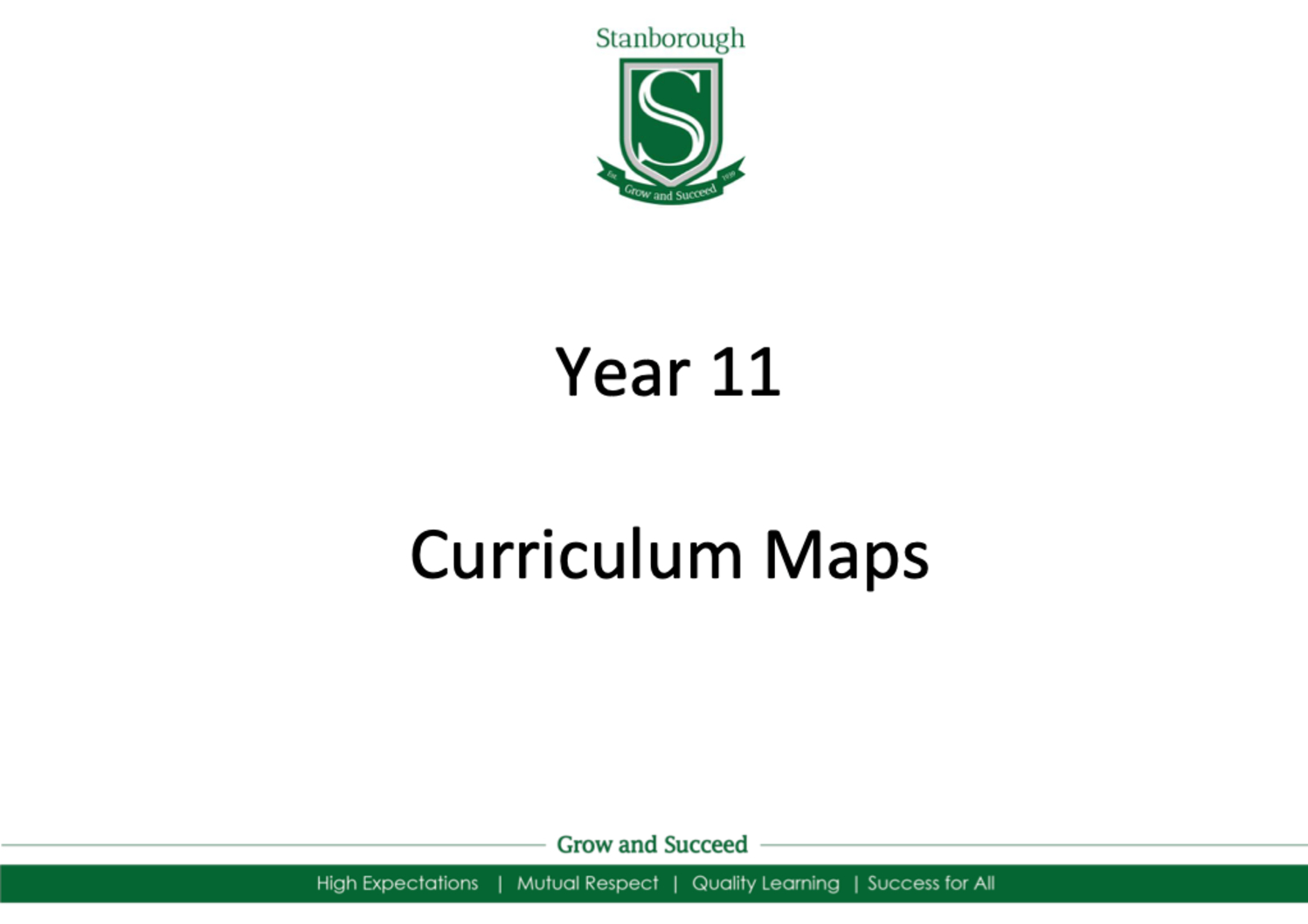 Year 11 Curriculum Booklet 2026
